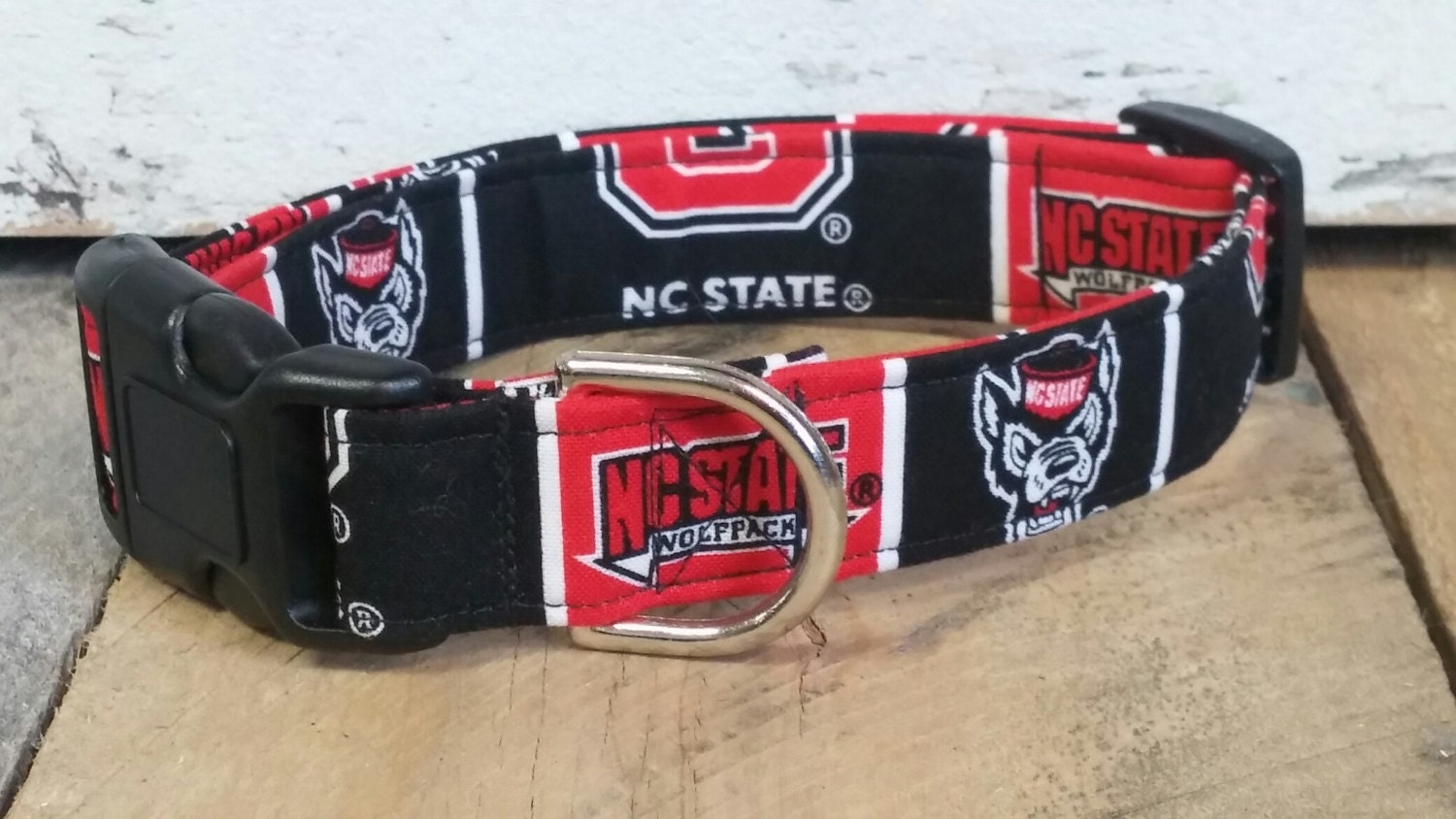North Carolina State Wolfpack dog collar Wolfpack dog collar