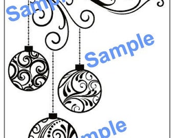 Christmas Ornament SVG