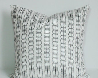 Pillow cover, Throw pillow, Decorative pillow, Black and white pillow, Couch cushion, Sham, 16x16, 18x18, 20x20, 22x22, 24x24, 26x26