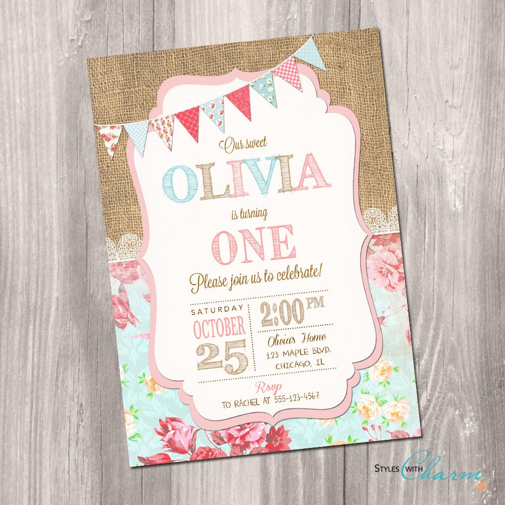 Chic Birthday Party Invitations 9