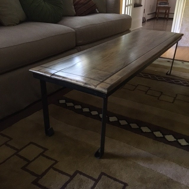Handcrafted Rustic Reclaimed Metal Coffee Table Legs
