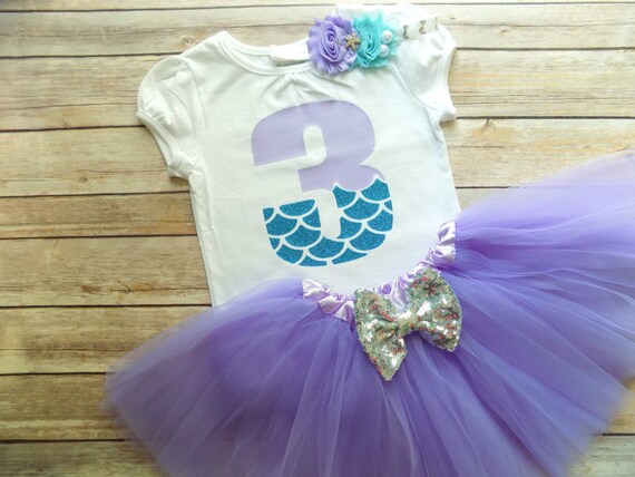 mermaid 3rd birthday outfit