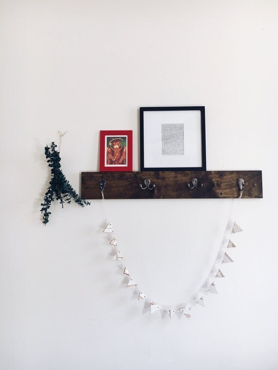 Ceramic Garden Garland Wall Hanging by carvedbylisa on Etsy