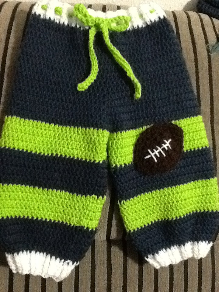 Crocheted Football Pants