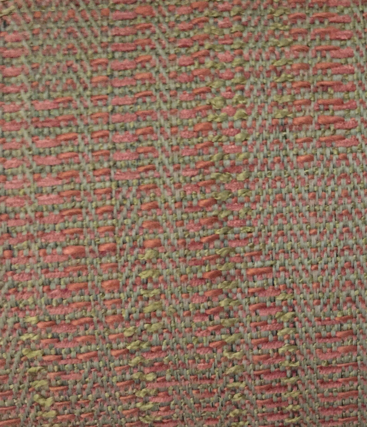 Pink Gray Upholstery Fabric by the Yard