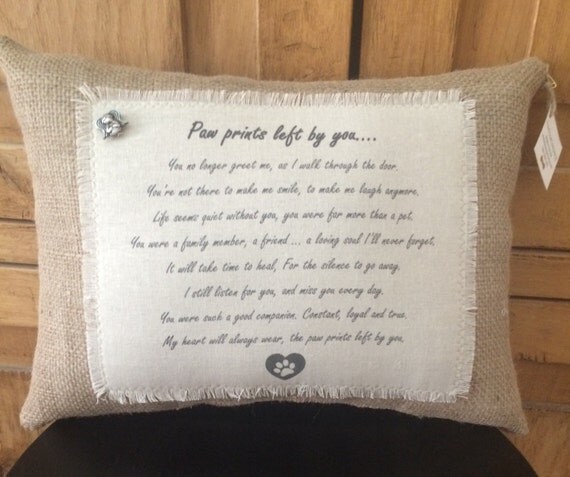 pet memory pillow