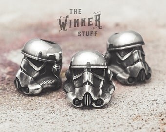 Stormtrooper EDC Bead Lanyard Knife Paracord in Solid Pewter