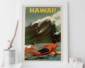 Retro Wall Art retro surf decor | etsy Retro Wall Art retro surf decor | etsy