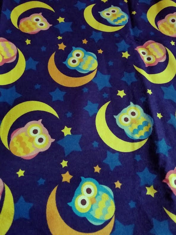 Owl Receiving Blanket Owl Baby Blanket Swaddling Blanket