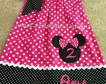 Jupe De Lit Disney Minnie Mouse - Double/Twin - Noire à Pois Blancs Avec Oreilles - Neuve Avec étiquettes