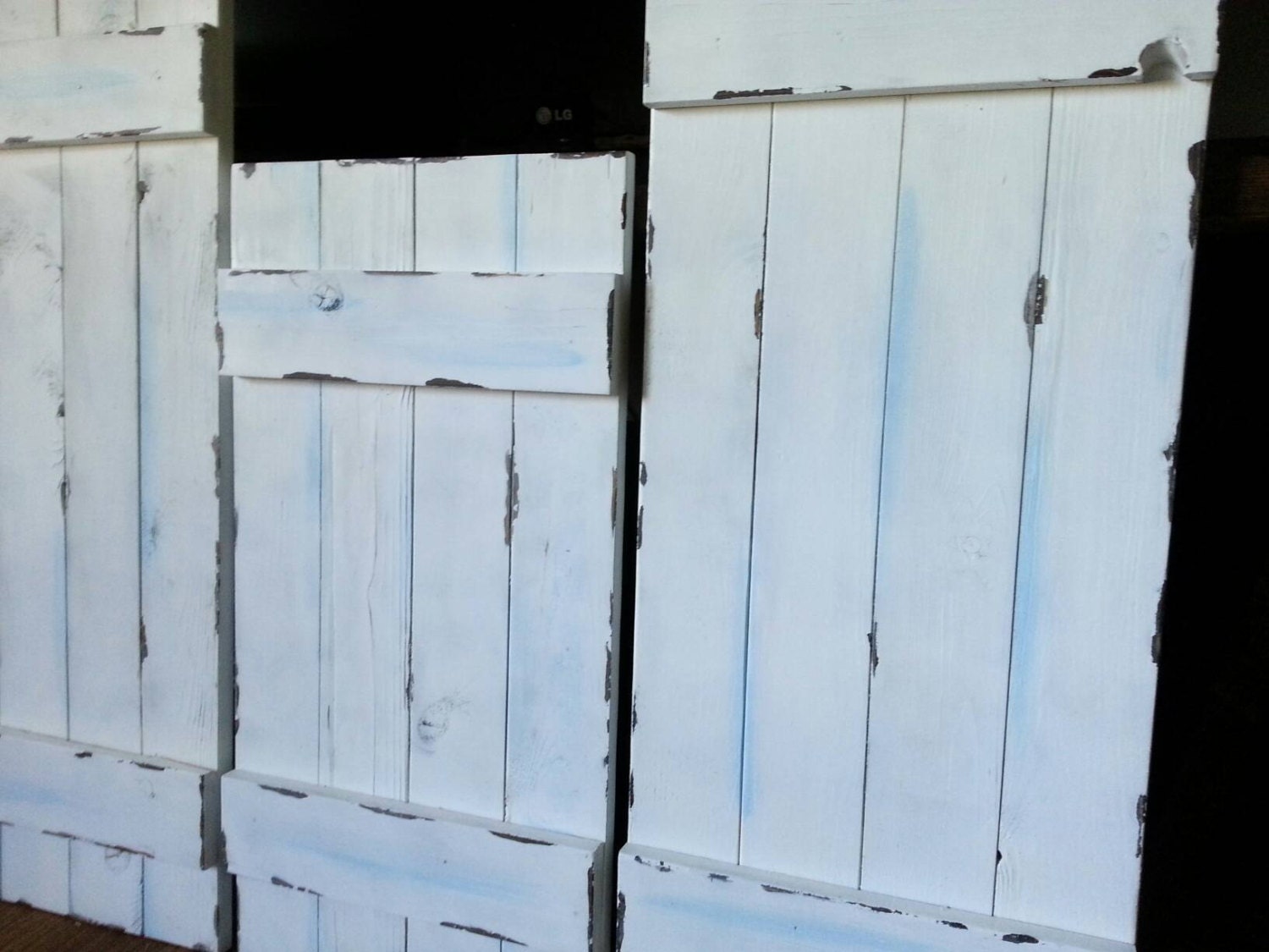 48 RUSTIC wood shutters Primitive shutters Decorative Shutters