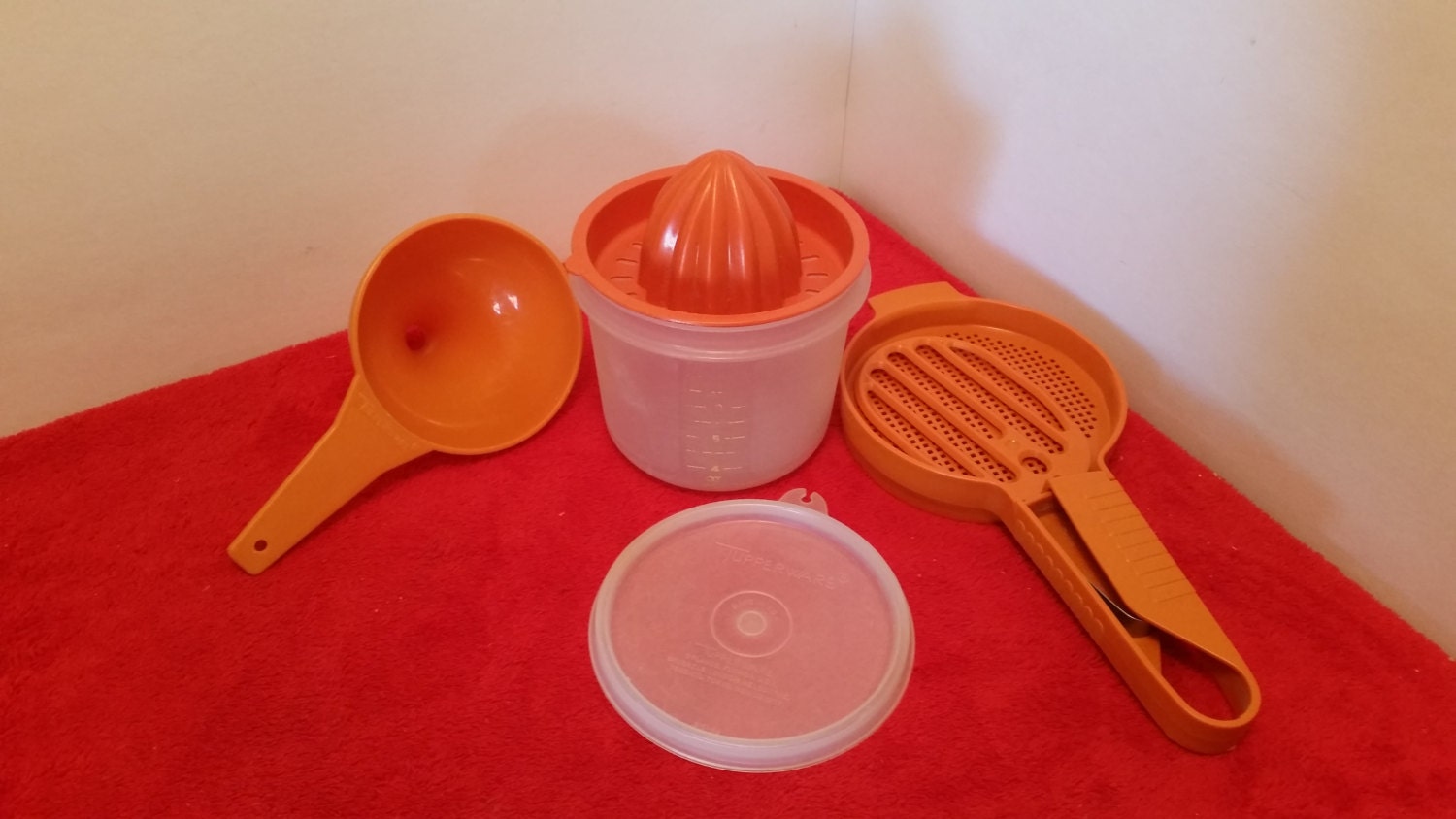 Tamis à farine Vintage tupperware bol avec couvercle