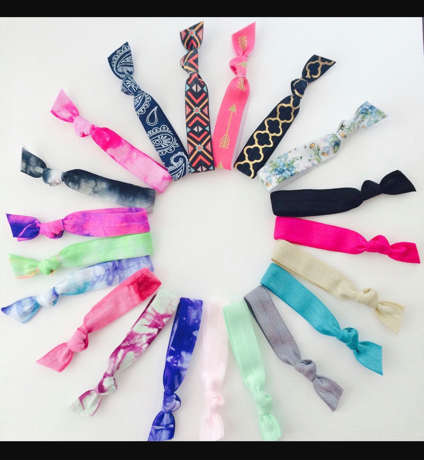 Colorful Soft Elastic Hair Ties No Snag No Tangle No