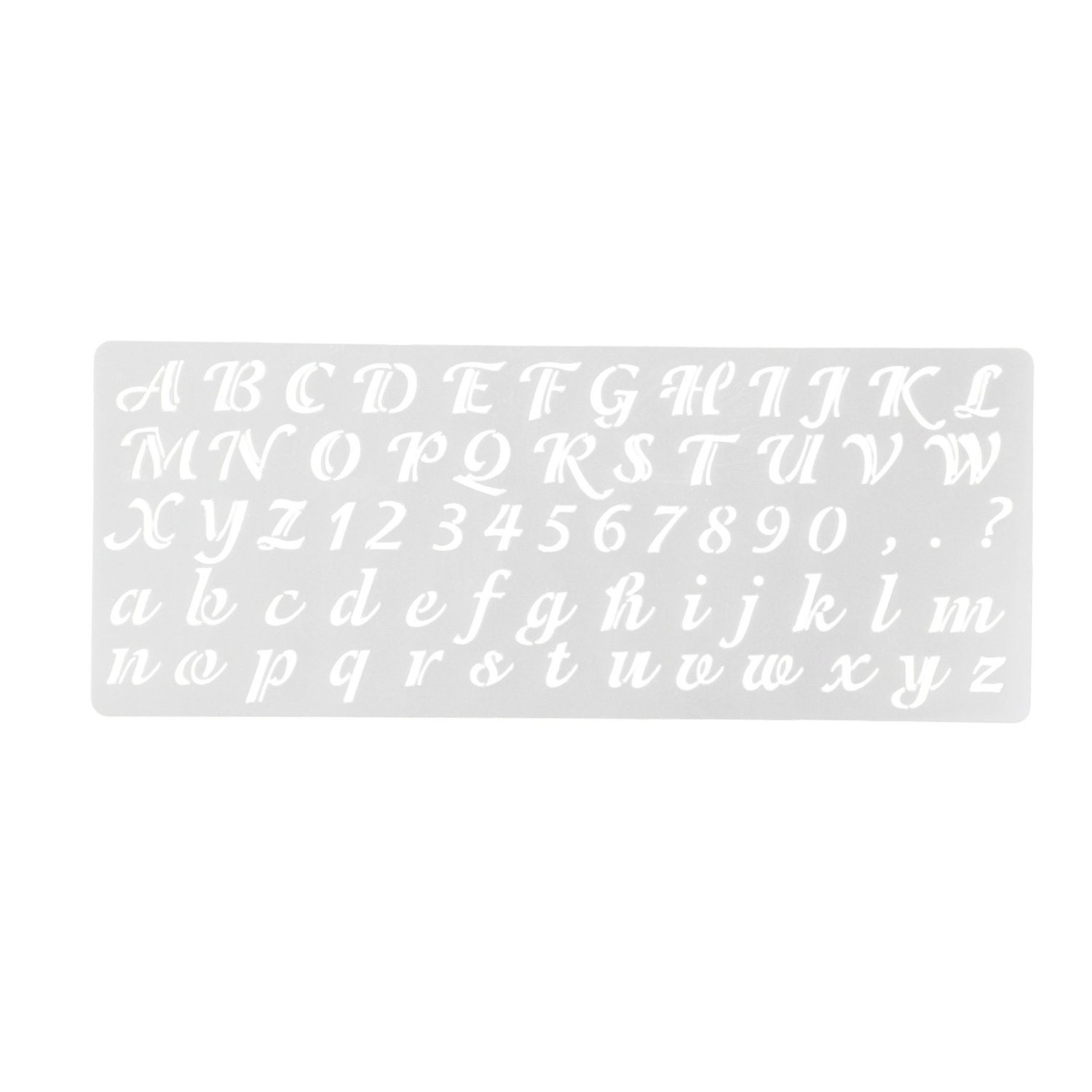 Template Stencil Lettering Guide Letters Alphabet Adult