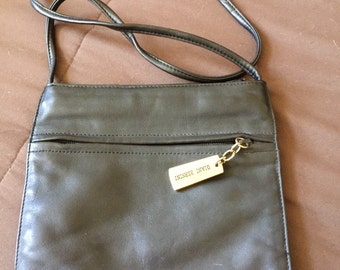 Vintage Giani Bernini cross body purse bag leather