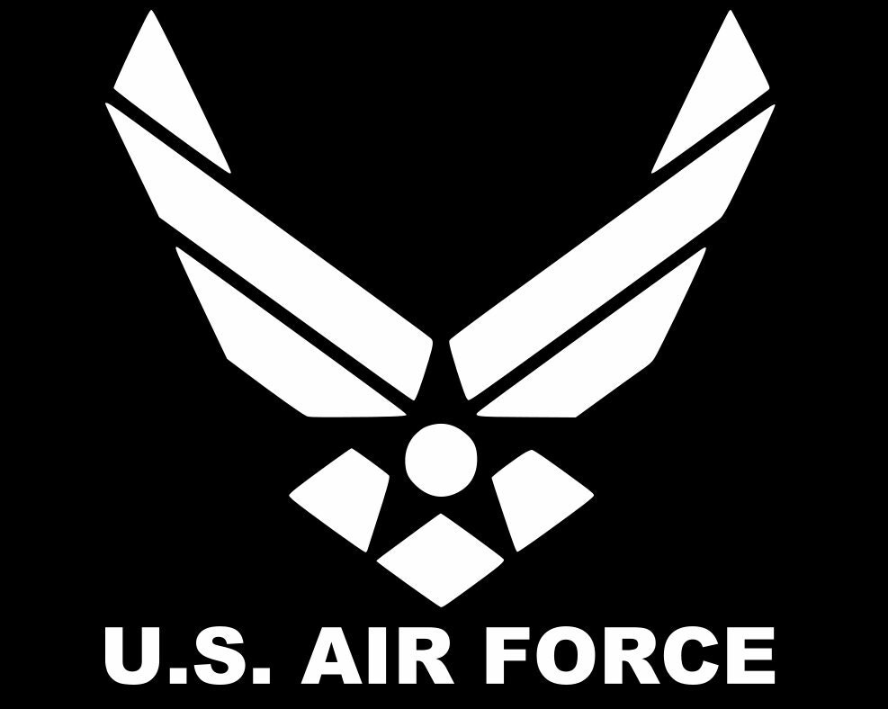 U.S. Air Force Decal long life outdoor vinyl decal Proudly