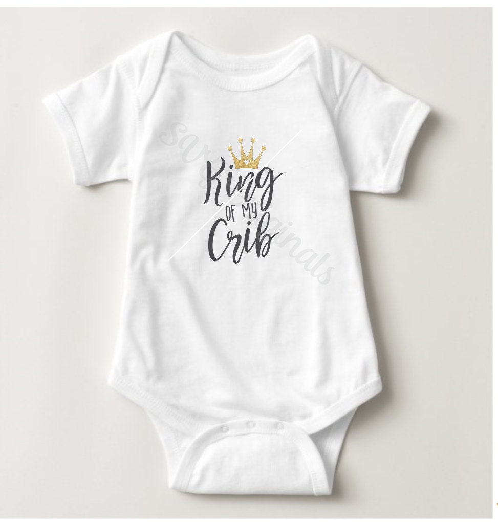 Download King Of My Crib SVG File. Baby Boy SVG Cut for so many uses