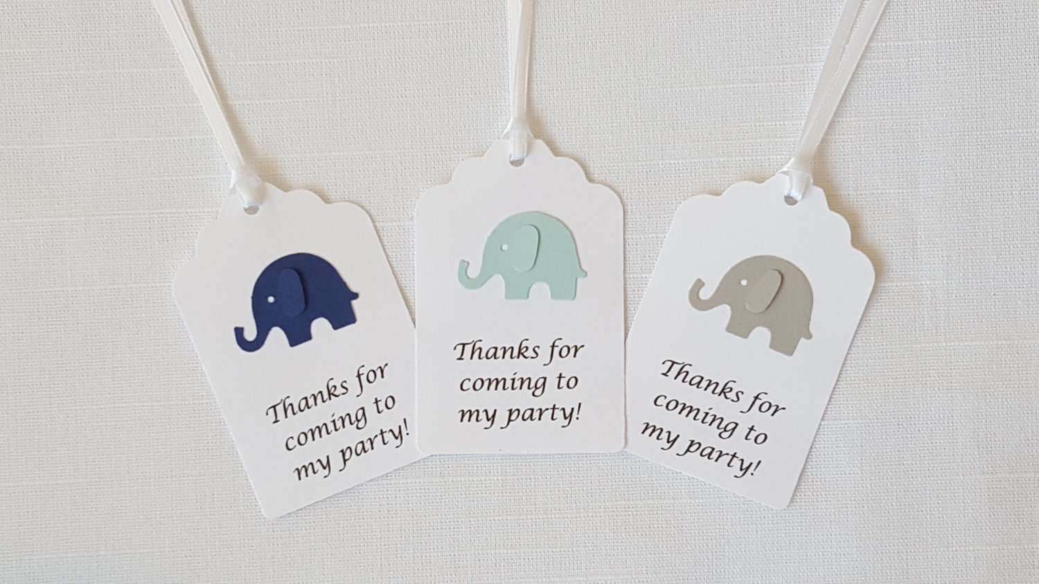 Elefante Gracias por venir a mi fiesta Favor de