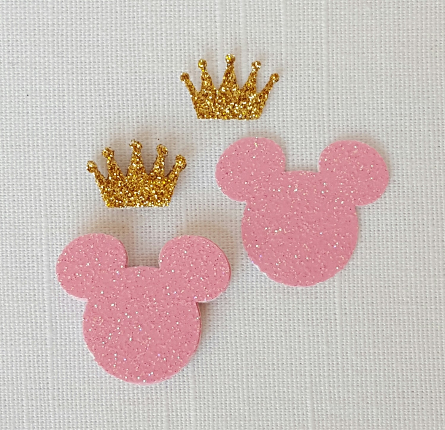 Pink Minnie Mouse & Gold Princess Crown by ImagineCelebrations