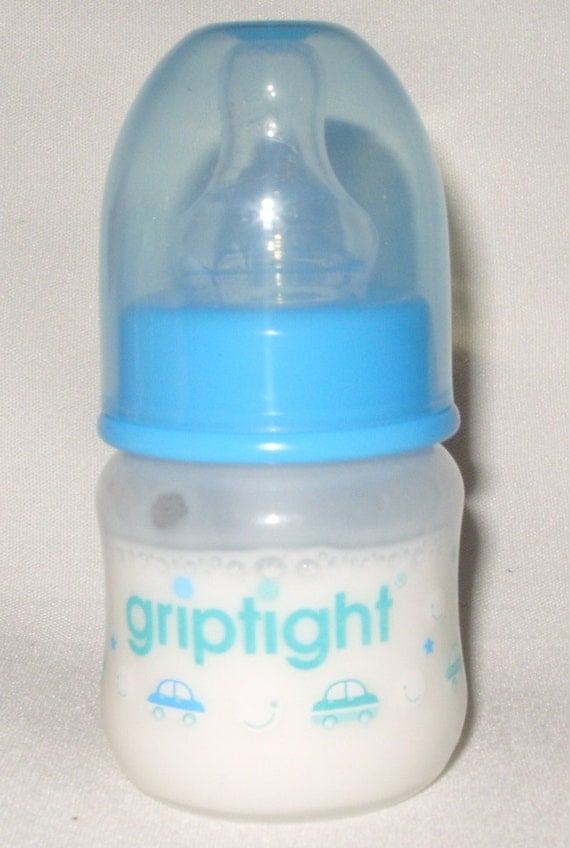 Reborn Baby Doll Bottle Set 5oz Faux Milk Nuk GREEN ...