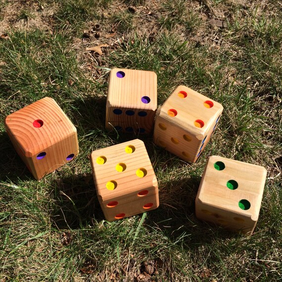 5 Yard Dice Lawn Game Party game Backyard Party Game by breezybonz