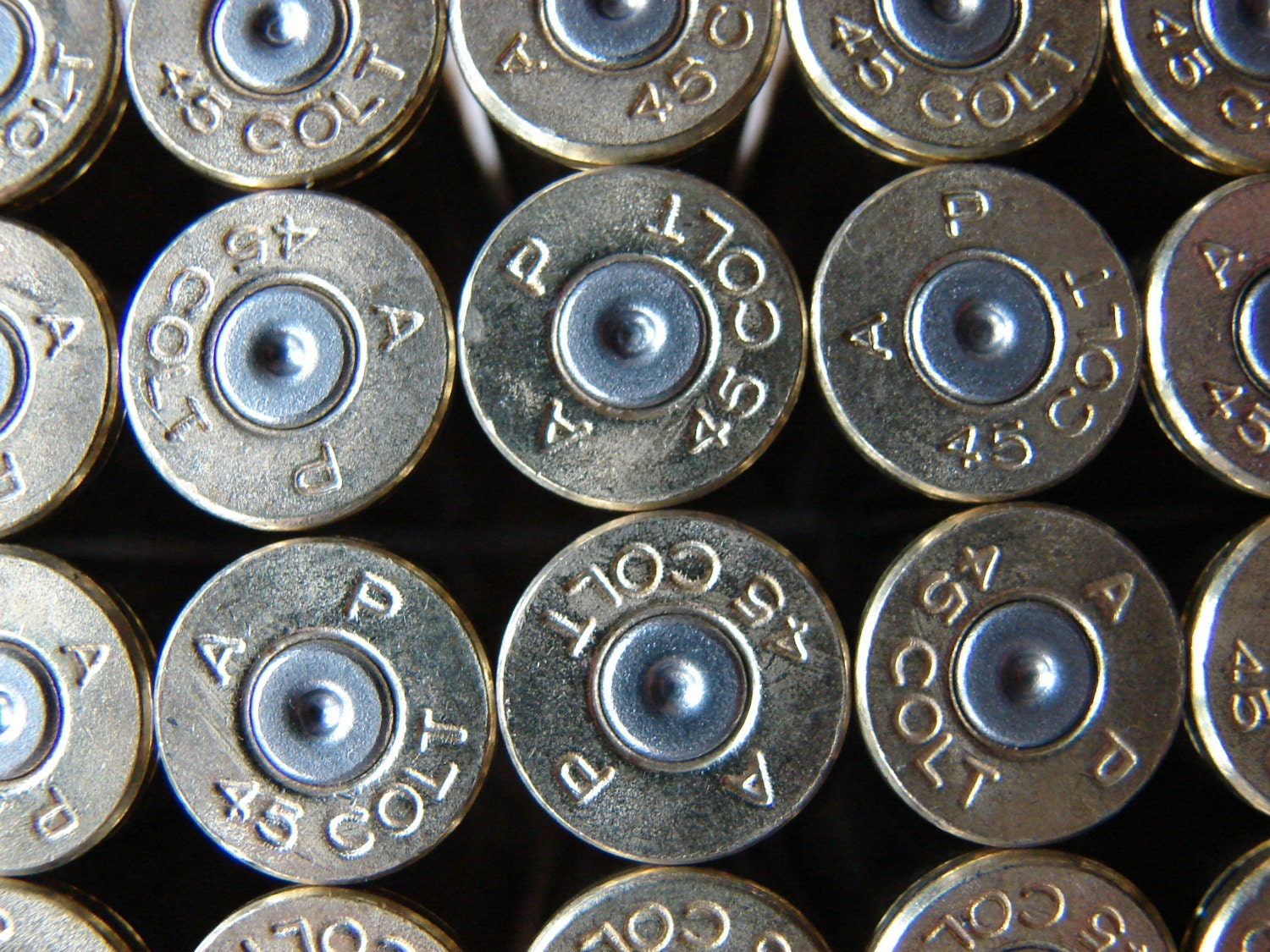45 Colt Brass Bullet Shell Casings 45 Ammo Lot of 50 by Restique