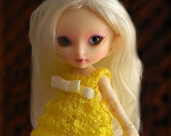 Sale! Knitted dress for Realpuki doll (free shipping)