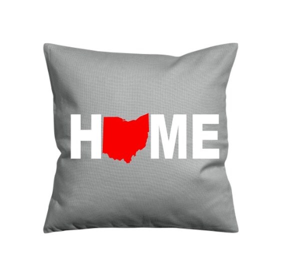 Home State Pillow State Pillow Ohio State by SweetPeaCharlies