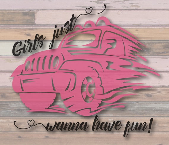 Download SVG, DFX, PNG, Jeep Svg, Off Road Svg, Girls Just Wanna ...