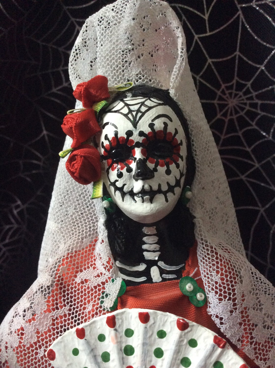 Mexican Catrina Doll Day Of The Dead