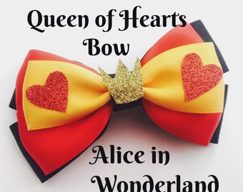 items similar to valentine card queen of hearts alice in wonderland