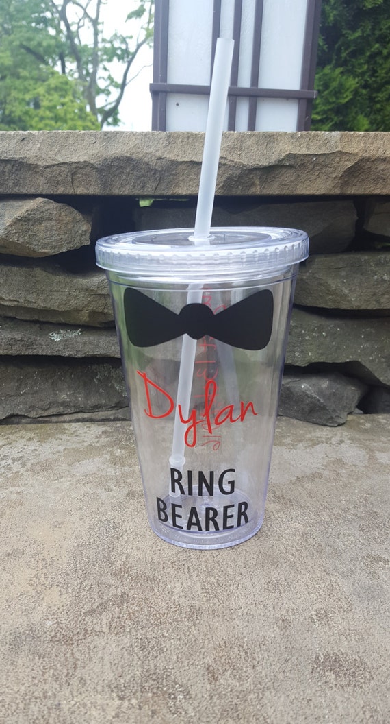 Ring Bearer Tumbler Ring Bearer Cup Ring by SiplySophisticated