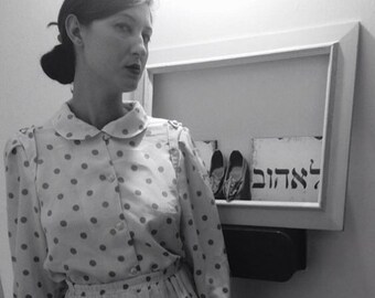 SALE Vintage Suit. Women's Dress. Vintage Dress.60's Dress. 60's Suits. Dresses. Dots Dress.Vintage dot set from the 60s. free shipping