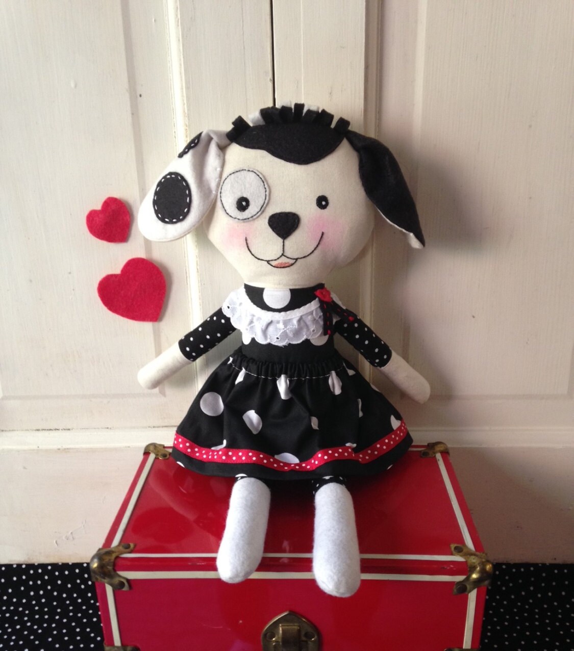 Cloth Dog Handmade / Stuffed Animals / Plushies / Gifts For