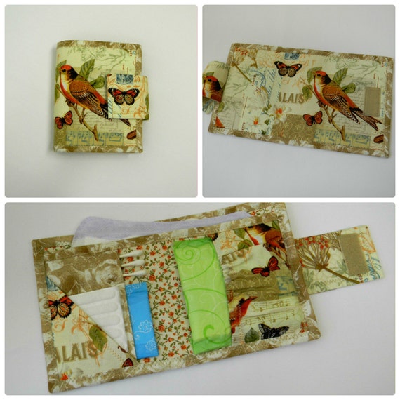 Feminine Hygiene Emergency Kit Woman Toiletry Bag Purse