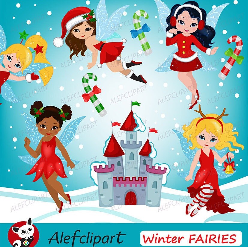 free clipart christmas fairies - photo #38