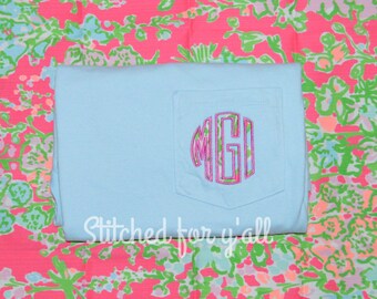 lilly pulitzer monogram shirt