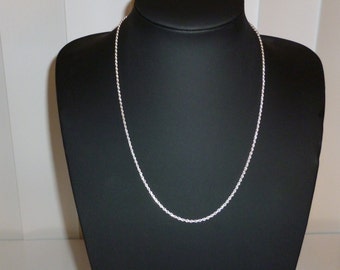 Chaîne TORSADE 18" Argent Sterling 925 **FREE SHIPPING**Cadeau idéal