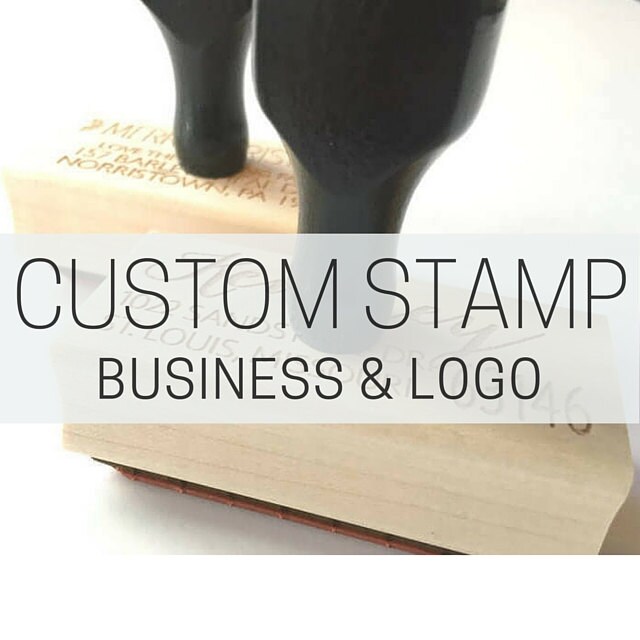 Custom Rubber Stamp Custom Business Stamp for Etsy Shop or