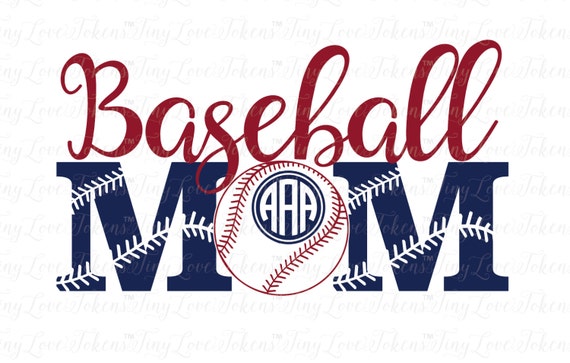 Download Baseball Mom SVG Design for Silhouette and other craft cutters