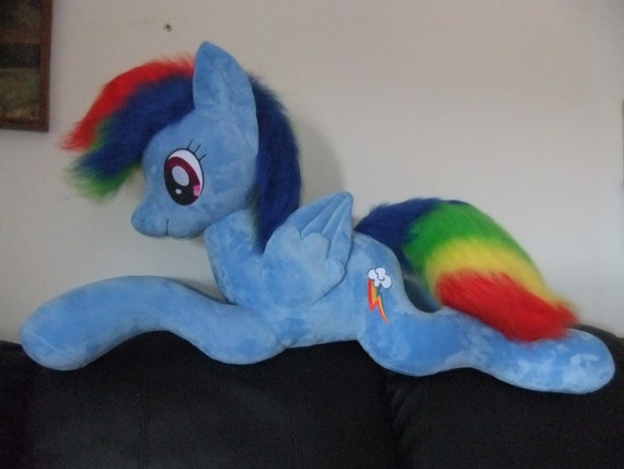 big rainbow dash stuffed animal