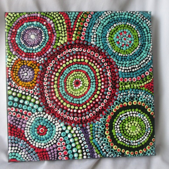 Aboriginal Style Artdot Painting Wall Hanging Wall Art