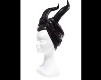 Maleficent horns, cosplay costume, Halloween costume, prop, headpiece, headdress, The Sleeping Beauty, Disney, Angelina Jolie