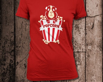 Popcorn! | Women's Tee | Guinea Pig humour