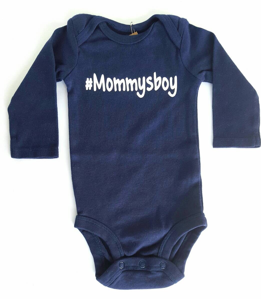 Mommy's Boy baby boy onesie LIMITED by MaddysAccessories14
