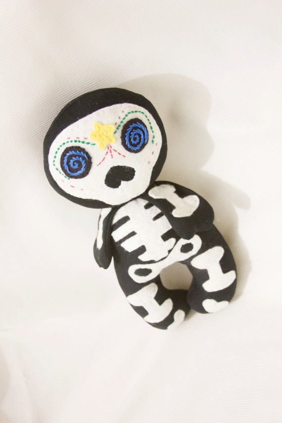 skull animals plush