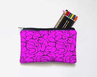 Zipper Pouch, Pencil Pouch, Pencil Case,