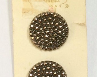 Vintage Marasite Buttons on original card