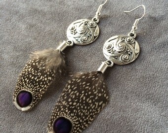 Boucles d'oreilles mariage florales avec perles - Grandiose | Atelier Lilac