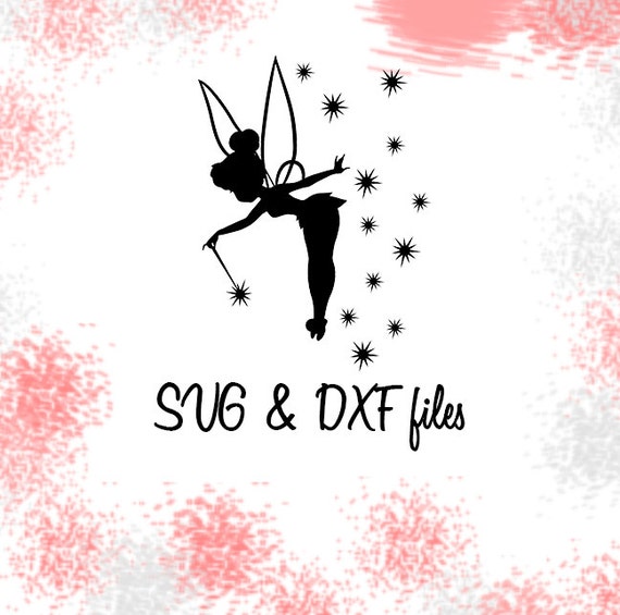 Tinkerbell SVG cut files Silhouette Dxf files by DesignDigitals